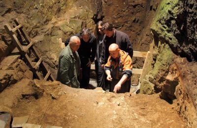 Excavation at Denisova Cave