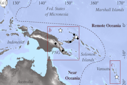 map of Oceania