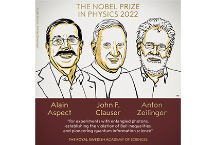 Nobel Price for Anton Zeilinger