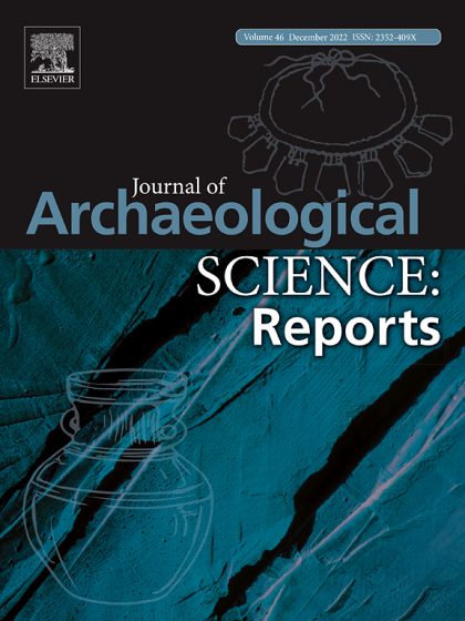 Journal of Archaeological Science Reports Cover