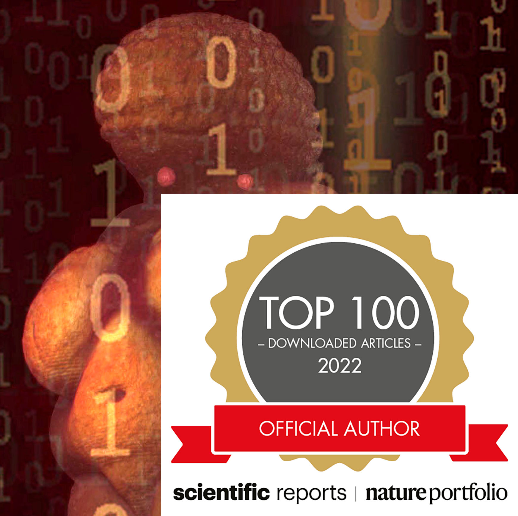 Picture of the Venus from Willendorf with the Top 100 downloads logo