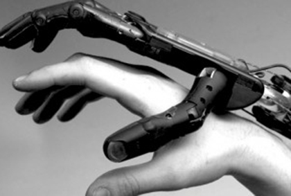 Robot hand and human hand