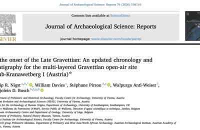 New Chronology Sheds Light on Human Occupation just before the onset of the Last Glacial Maximum